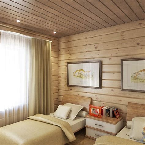 Отделка имитацией бруса внутри дома фотогалерея дизайн - 84 фото