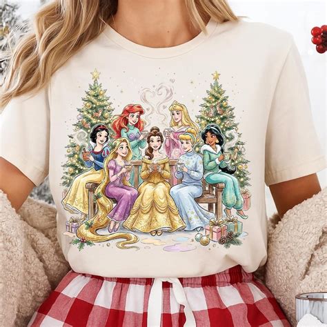 Christmas Disney Princess Hot Cocoa Clipart Cozy Winter Princess PNG