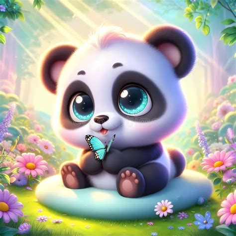 Baby Panda Cartoon Wallpaper Cute Baby Panda Bear 3D Children