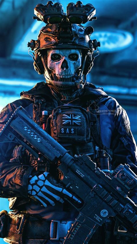 Ghost From Modern Warfare Call Of Duty Zombie Wallpaper X