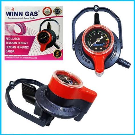 Jual Regulator Gas LPG Winn Gas W900M Pengunci Ganda Triple