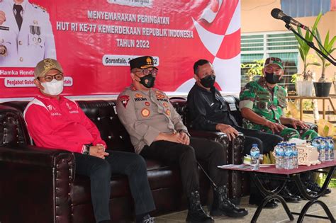 BERSAMA FORKOPIMDA PROVINSI GORONTALO KAPOLDA HADIRI PENCANANGAN