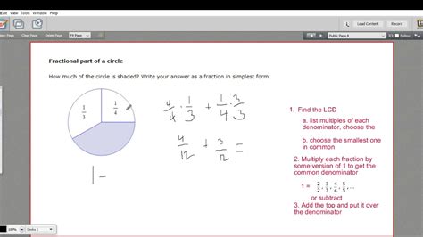 Fractional Part Of Circle YouTube