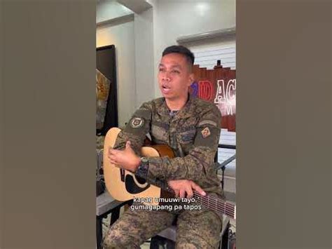 Sgt Barzaga's inspiration in playing Danny's Song #2id #cover #music # ...