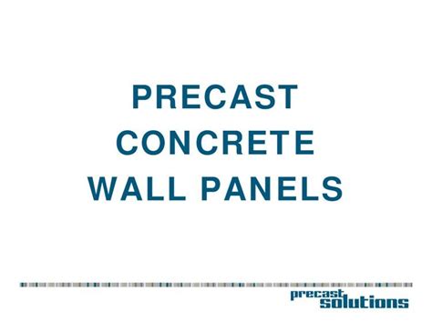 Pdf Precast Concrete Walls Dokumen Tips