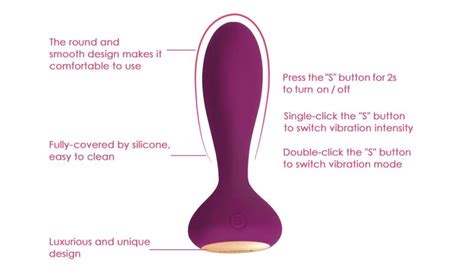 SVAKOM Julie Remote Control Anal And G Spot Massager Violet GSpot