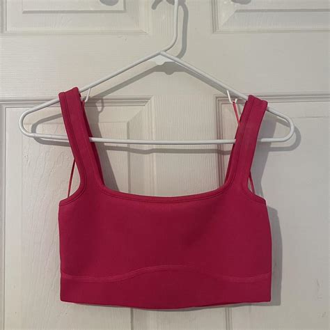 Zara Hot Pink Bralette Top Depop
