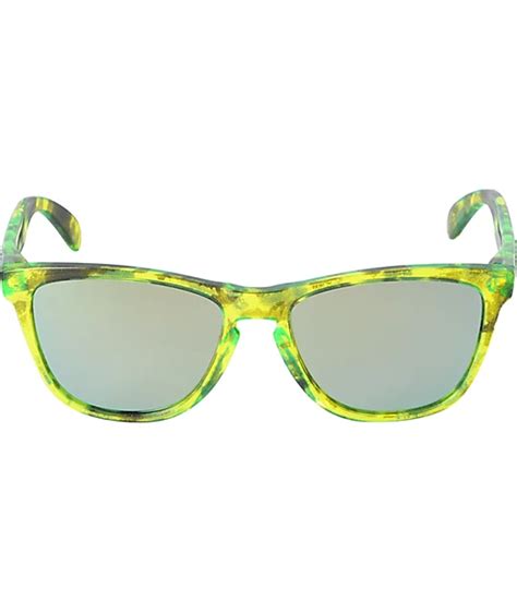 Oakley Frogskins Acid Tortoise Green Sunglasses Zumiez