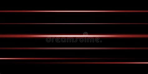 Abstract Red Laser Beam. on a Black Background. Vector Illustration. Lighting Effect Stock ...