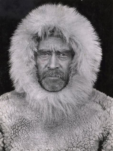 Admiral Robert Peary At His 1908 Expedition To The North Pole Robert