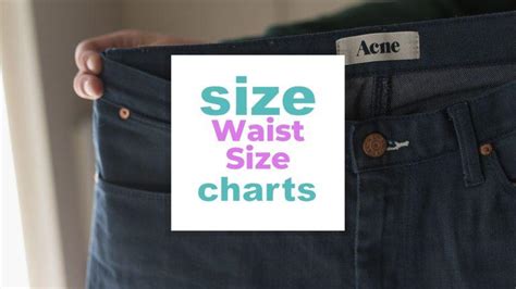 waist size chart  men women  kids