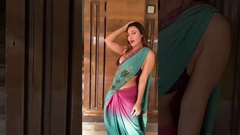 Ek Uccha Lamba Kad Hot Saree Girl Divya Mistry Aditi Mistry