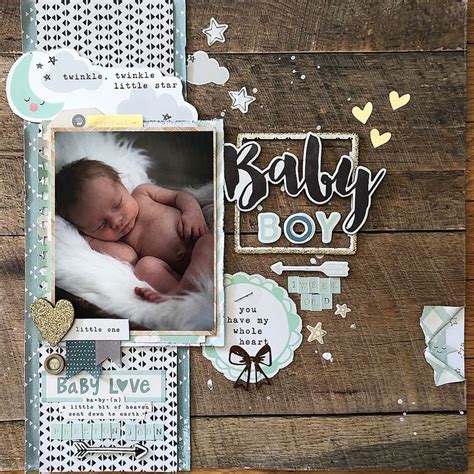 Baby Boy Scrapbook Scrapbook Bebe Baby Scrapbook Pages Scrapbooking