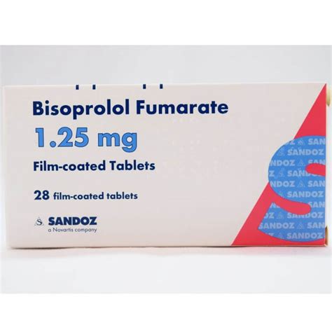 Bisoprolol Fumarate 1 25mg Tablets 28 Tablets Asset Pharmacy