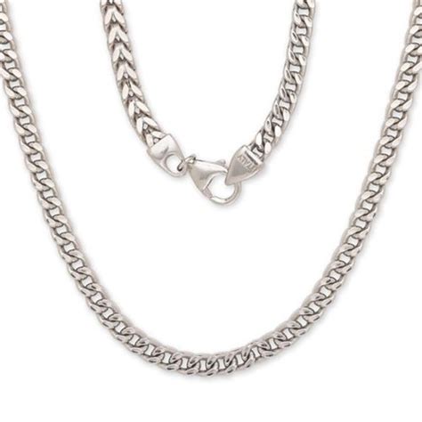 Franco Italian Chain .925 Sterling Silver Chain / 5 mm