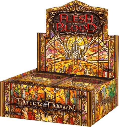 Veselý drak Karty Flesh Blood Booster Box sady Dusk till Dawn