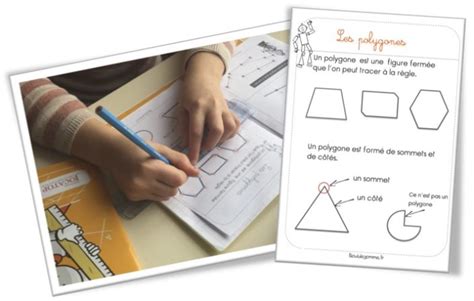 Maths Leçon Les polygones Bout de Gomme