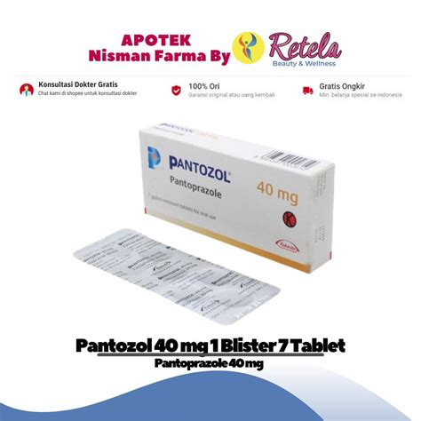 Jual Pantozol Mg Strip Tablet Shopee Indonesia