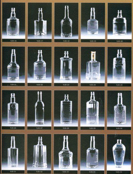 Liquor Bottle Shapes Forms Liquor Bottles Liquor Alcohol Bottles