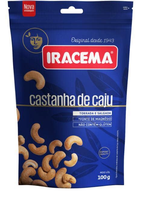 Iracema Castanha De Caju Torrada E Salgada G Amora Distribuidora