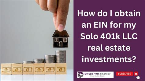 Self Directed 401k Faq How Do I Obtain An Ein For My Solo 401k Llc Real Estate Investments