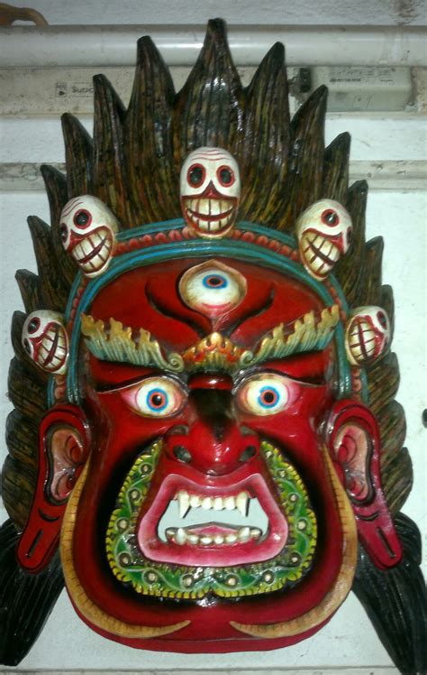 wonder nepal wondrous nepali: Traditional Tribal Masks of Nepal.