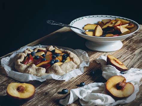 Galette Alle Pesche E Mirtilli Lacipollainnamorata