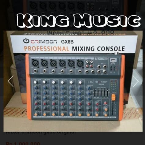 Mixer Crimson Gx B Channel Usb Lazada Indonesia