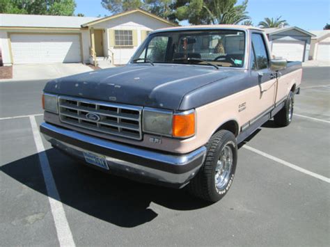 Ford F 150 Standard Cab Pickup 1987 Faded Blue And Tan For Sale 1ftdf15n2hpa37337 1987 Ford F