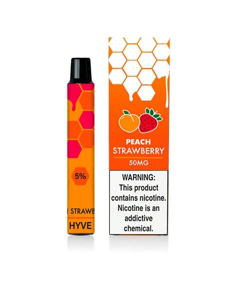 Peach Strawberry Vape Disposables