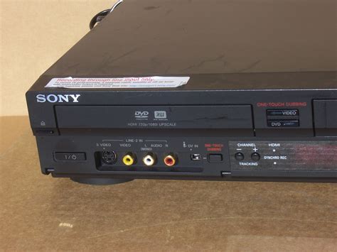 Sony RDR-VX525 - DVD recorder/ VCR combo - Imagine41