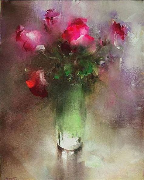 Pin By Judy Smith On Art With Flowers Rose Painting Flower Painting