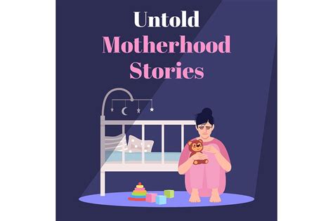 Untold Motherhood Stories Social Media Templates ~ Creative Market