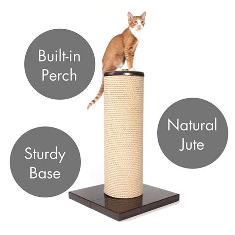 Tall Cat Scratching Post Jute Scratcher For Large Cats