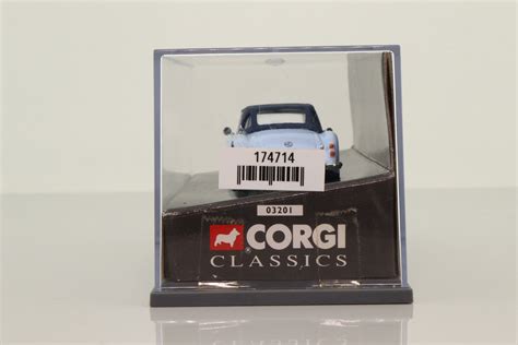 Corgi Mga Roadster Soft Top Iris Blue