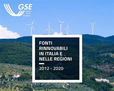 Consumi Di Energia Da Fonti Rinnovabili Nelle Regioni Italiane Tra Il