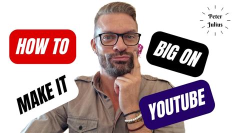 Peter Julius Cracking The Code Mastering Youtube Success Youtube