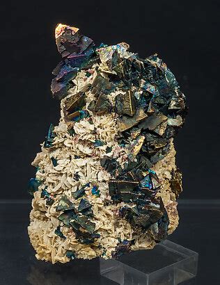 Chalcopyrite On Siderite Friedrich Wilhelm Mine Biersdorf Daaden