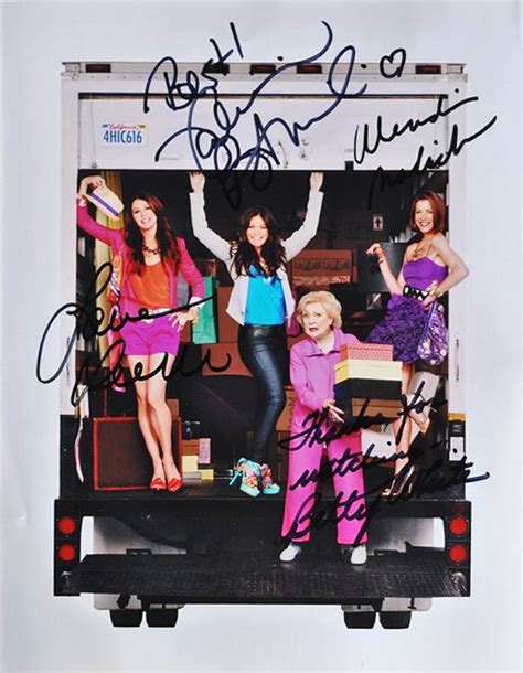 Hot In Cleveland Cast Signed Photo X Betty White Valerie Bertinelli Jane Leeves W COA Etsy