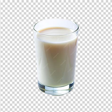 Premium Psd Fresh Milk In The Glass Isolated On White Background