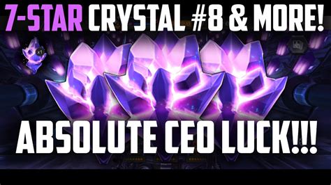 7 Star Crystal 8 Featured 6 Star Mythic Nexus And More Insane Luck Marvel Contest Of