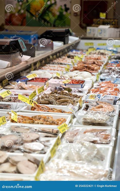 Mercat De Santa Caterina In La Ribera Barcelona Spain Editorial Photo