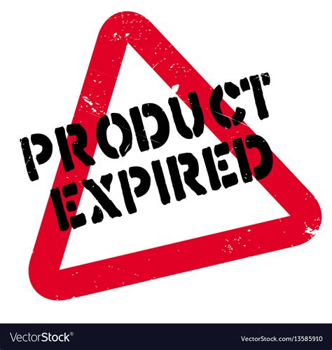 Product Expired Rubber Stamp Royalty Free Vector Image