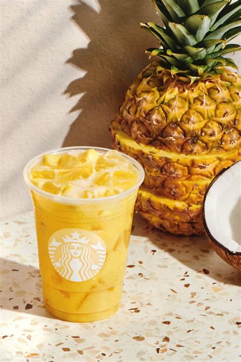 Starbucks New Drinks Pineapple Passionfruit Refreshers And Paradise