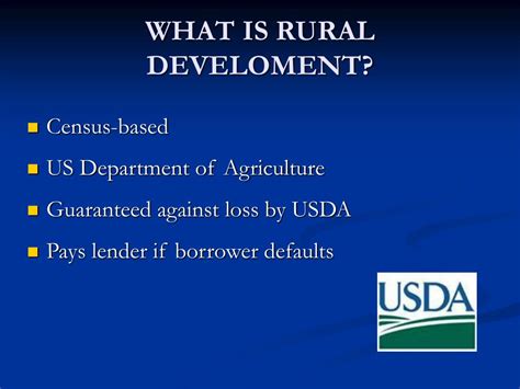 Ppt Usda Rural Development Powerpoint Presentation Free Download Id 6170055