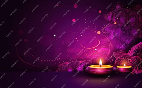 Deepavali background with copy space | Premium AI-generated image