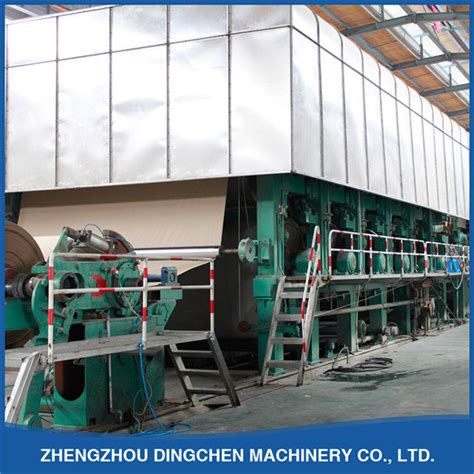 Zhengzhou Dingchen Fluting Paper Production Plant With New Design