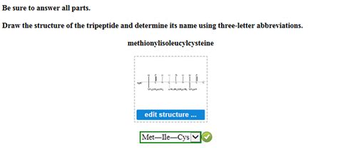 Solved Draw the structure of the tripeptide and determine | Chegg.com