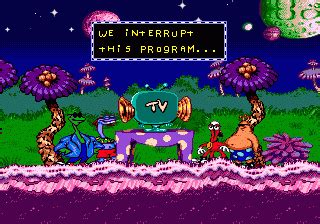 Toejam Earl In Panic On Funkotron Sega