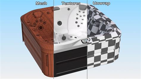 Hot Tub 3D Model 39 3ds Blend C4d Fbx Max Obj Lxo Ma Free3D